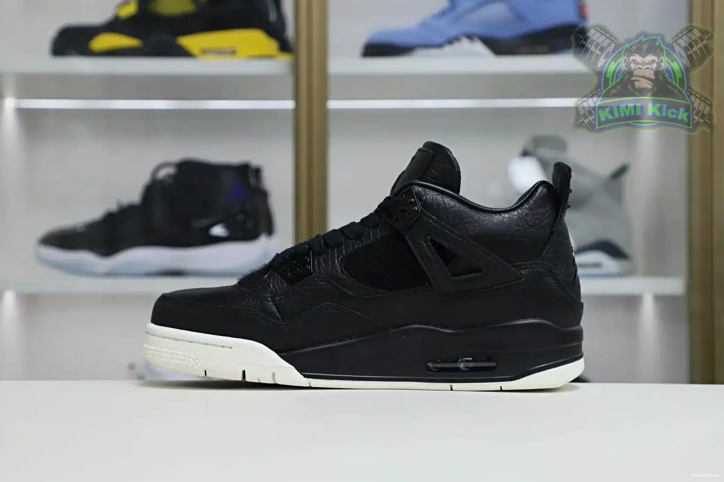 4 ponyhair black Jordan Jordan Air Kimikick retro 0528